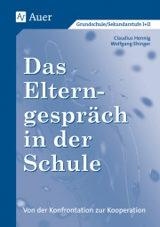 Buch Das Elterngespräch in der Schule
