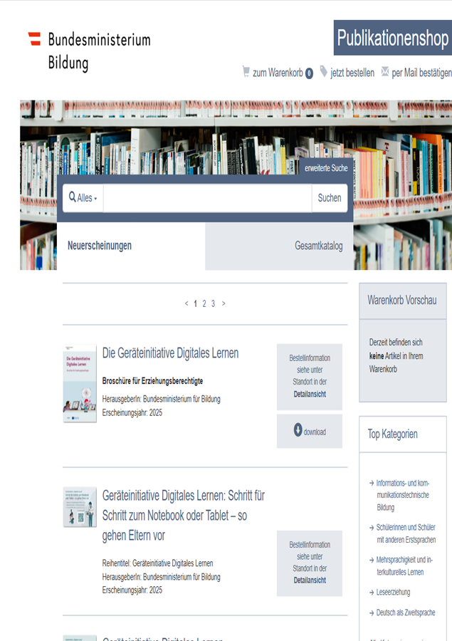 Screen Publikationenshop BMB