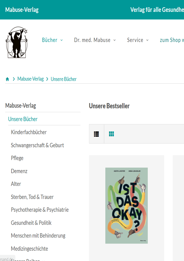 Screenshot mabuse-verlag.de