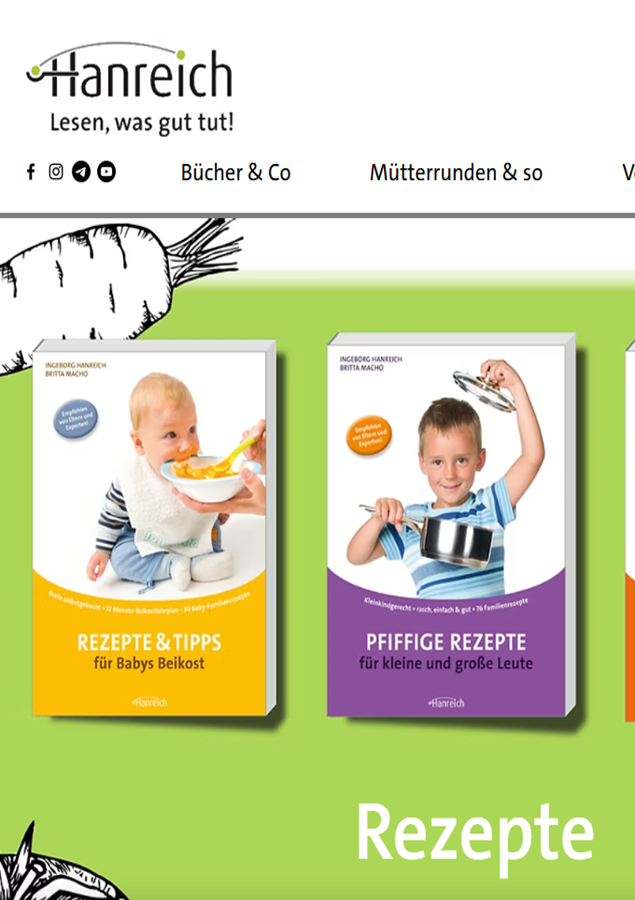 Screenshot hanreich-verlag.at