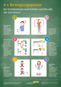 Plakat Bewegungspause