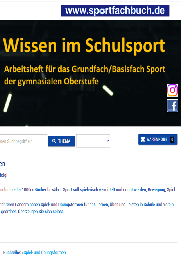 Screenshot sportfachbuch.de